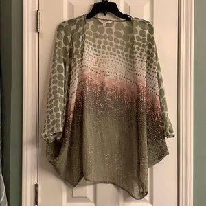 Sage and Pink ombré kimono